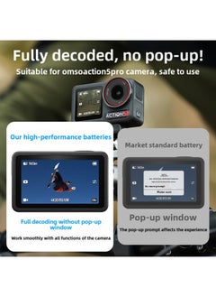 Generic For DJI Osmo Action 5 Pro Battery Motion Camera Battery Full Decoding Accessories-Color:Action 5pro Battery  - Image 5