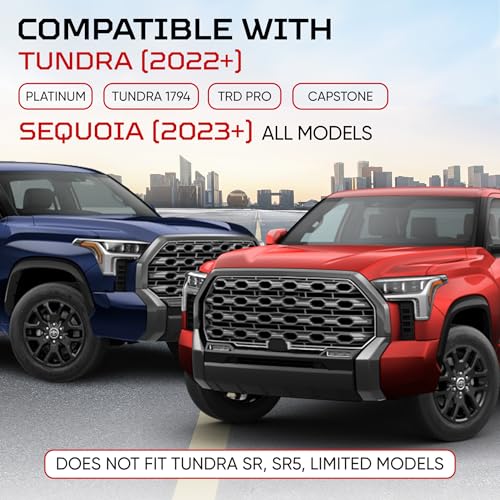 AJT DESIGN Center Console Organizer Tray Liner Compatible with 2022 Toyota Tundra Platinum 1794 TRD PRO Capstone Fits 2023 Sequoia AntiSlip Mat for Car Console Organizer Tray 2Piece Black - Image 3