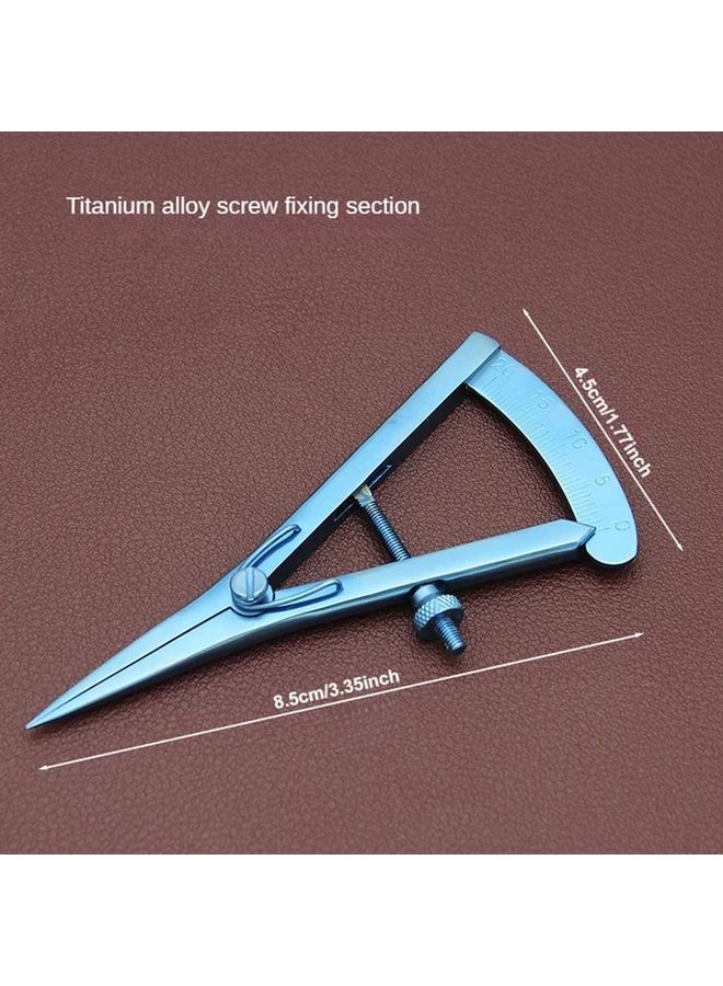 Titanium Alloy Screw Fixed Scratch Ruler Adjustable Stainless Steel Marking Gauge For DIY Crafts - Image 1