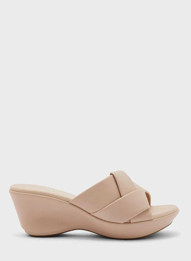 Vincci Open Toe Wedge Sandals