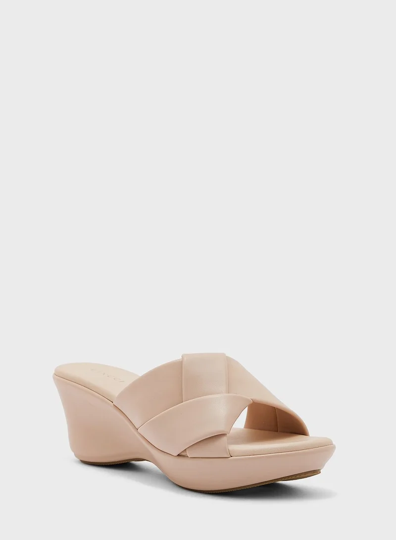 Vincci Open Toe Wedge Sandals