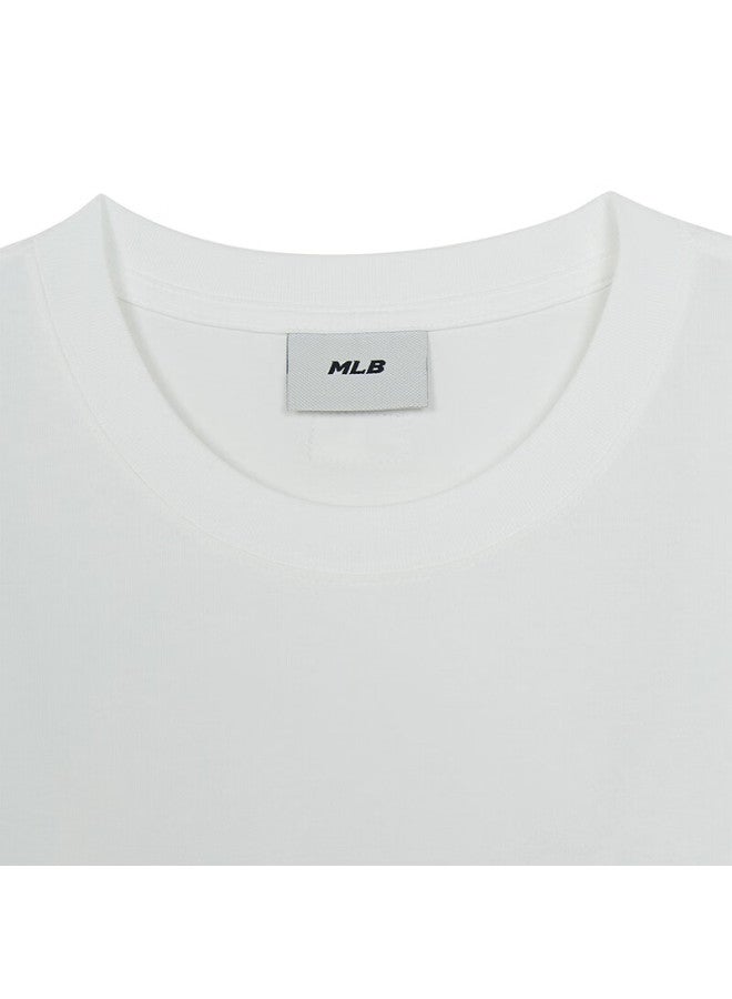 Mlb Uni Short Sleeve Back Logo Cooling T-shirt Sports Casual Tee 26 New 3atsb1463-50whs-l - Image 2
