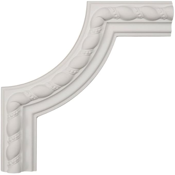 DEVON ROPE PML10X10DE PANEL CORNER (MATCHES MOULDING PML02X00DE), 10"W X 10"H X 7/8"P, FACTORY PRIMED - Image 2