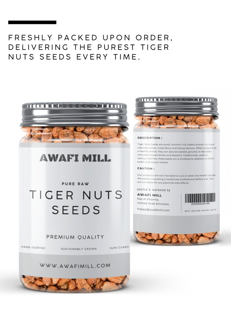 أباميك بذور مكسرات النمر من أوافي ميل | تشوفا مجففة طبيعياً | غذاء خارق عتيق مقرمش بنكهة الجوز - Image 4