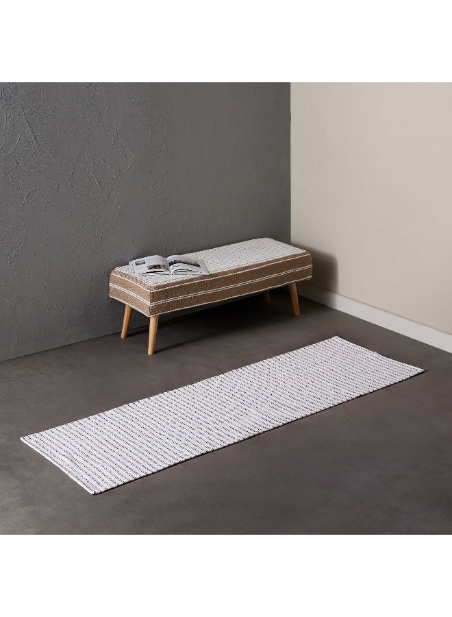 Home Box سجادة ألان سنو القطن المعاد تدويره 180 × 60 سم - Image 1