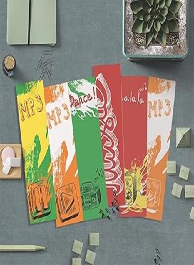 6 BOOKMARKS FOR NOTEBOOKS WITH TRENDY DESIGNS-20