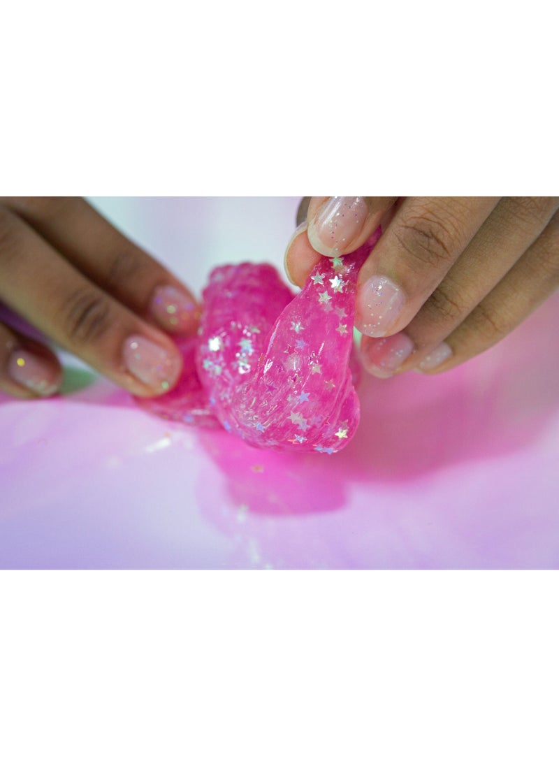 Soft Glittery Slime With 1 Random Animal Figure High Quality Non Toxic Toys For Kids - Assorted Color Slime