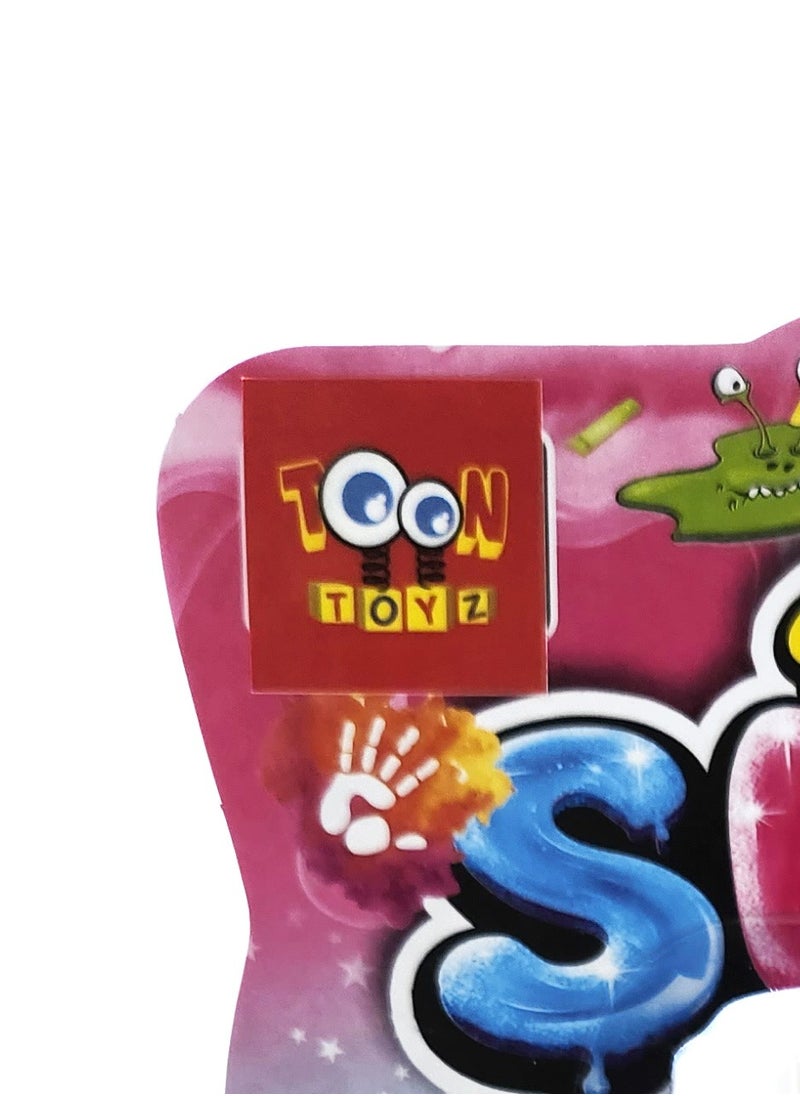 Soft Glittery Slime With 1 Random Animal Figure High Quality Non Toxic Toys For Kids - Assorted Color Slime