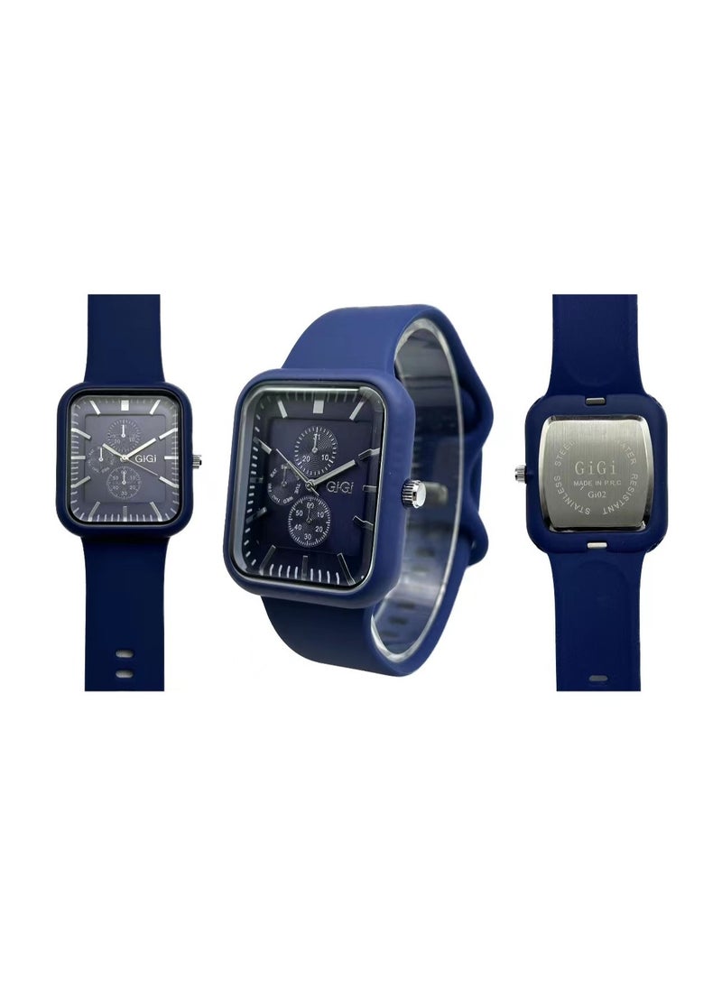 GiGi - GIGI Analog Watch With Leather Strap For Unisex - Image 1