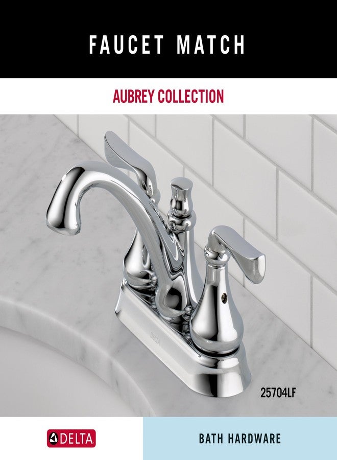 DELTA FAUCET Rubber Limited AUB50-PC Aubrey Wall Mount Pivot Arm Toilet Paper Holder Bath Hardware Accessory in Polished Chrome - Image 5
