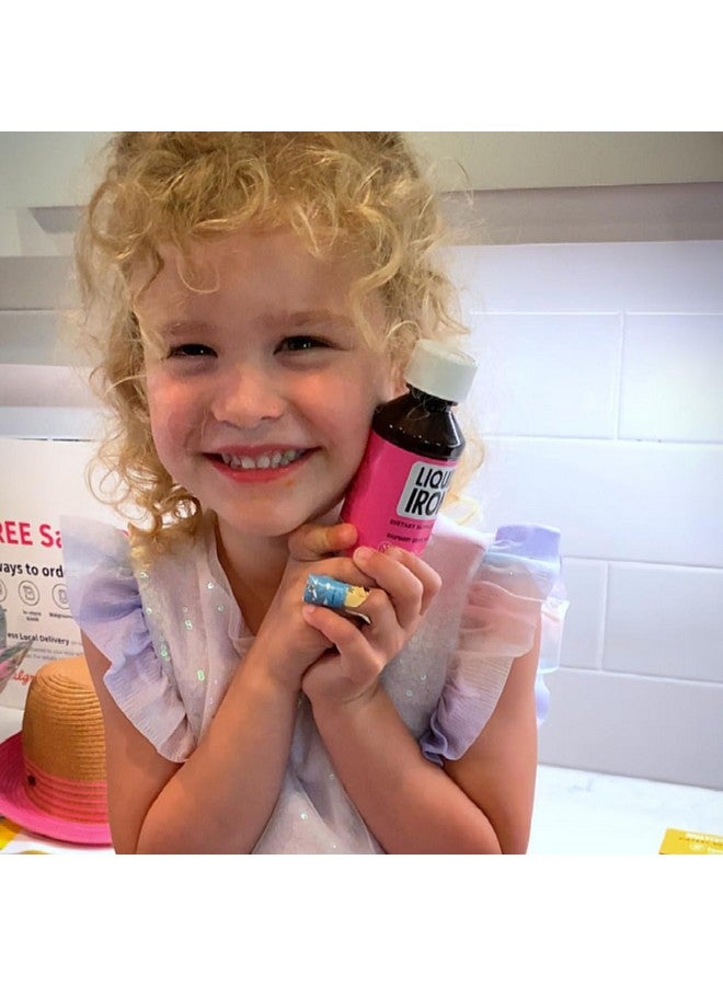 NovaFerrum Yummy | Pediatric Drops Liquid Iron Supplement for Infants and Toddlers | Liquid Iron for Kids | 15mg of Iron Per 1mL Dose | Ages 4 & Under | Gluten Free Certified | Sugar-Free | Raspberry - Image 4