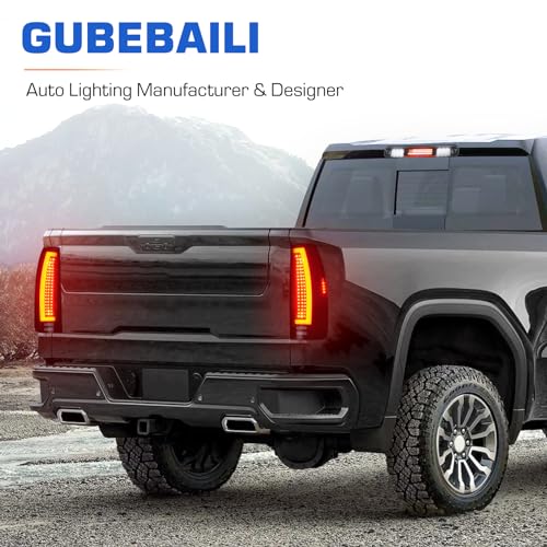 Gubebaili LED Tail Lights Fit for Chevy Tahoe Suburban/Fit for GMC Yukon 2007-2014, Rear Brake Lamp Taillight Assembly, Black Housing Smoke Lens - Image 4