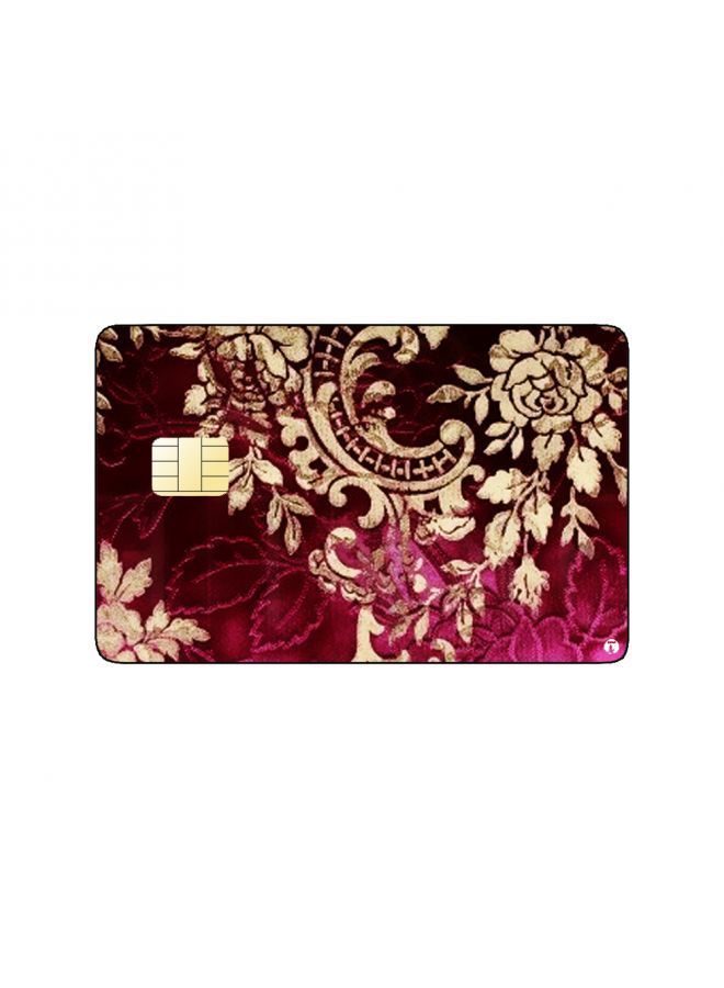 RKN PRINTED BANK CARD STICKER Beautiful Ornaments Drawing - Image 1