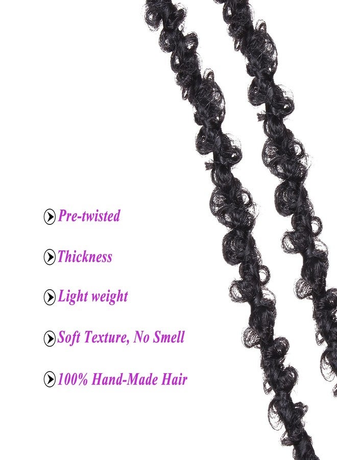 ZRQ 36 Inch Butterfly Locs Crochet Hair 6 Packs Pre-looped Distressed Locs Long Butterfly Locs Crochet Braids Hair Synthetic Goddess Locs Hair Extensions for Women (36 Inch,1B#) - Image 4