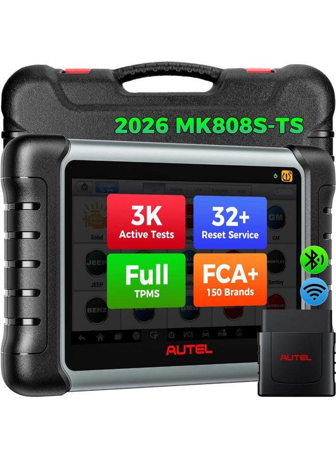 Autel Maxicom Mk808Ts Tpms Scanner With Complete And Sensor Programming, Diagnosis For All Systems Combination Of Service Functions , Same As Mk808/Mx808/Mk808Bt+Ts608（Upgraded Ts601 Orts508) - Image 1