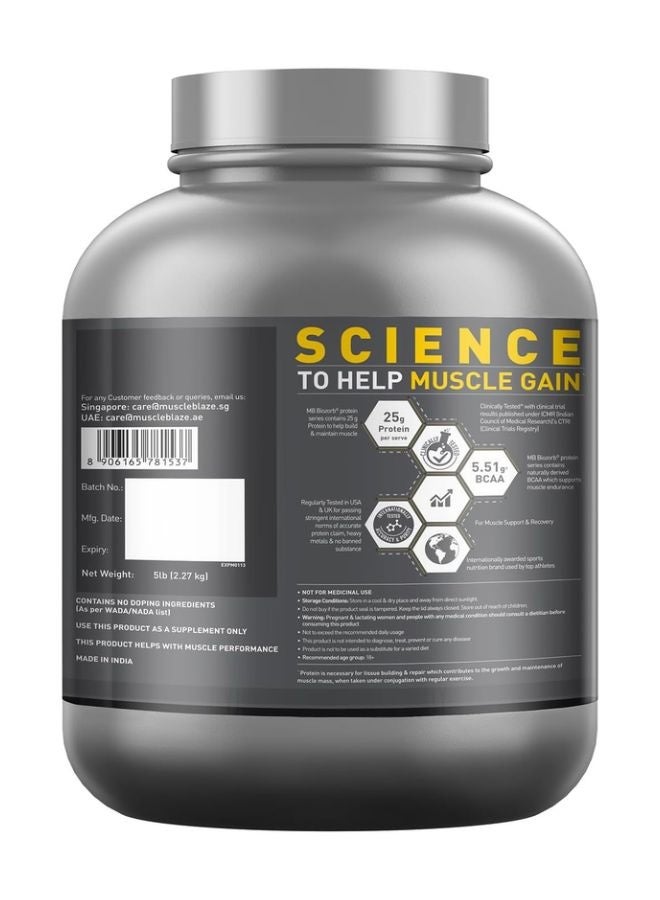 MuscleBlaze Biozorb Performance Whey Protein, Rich Chocolate, 5lbs - Image 5