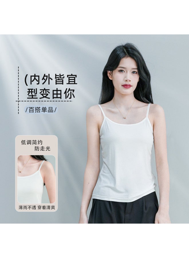 pincai Sleeveless Camisole For Women, Spring/Autumn Style, Suitable For Layering Or Outer Wear, Round Neck, Sleeveless, Office Commute - Image 2