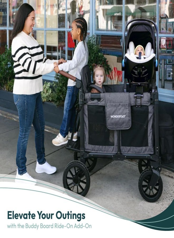 WONDERFOLD Buddy Board Wagon Stroller Standing Board - Stand Up Attachment with Slip-Resistant Surface for Toddlers, Folds Up Easily (Compatible with W2 Models) - Image 2