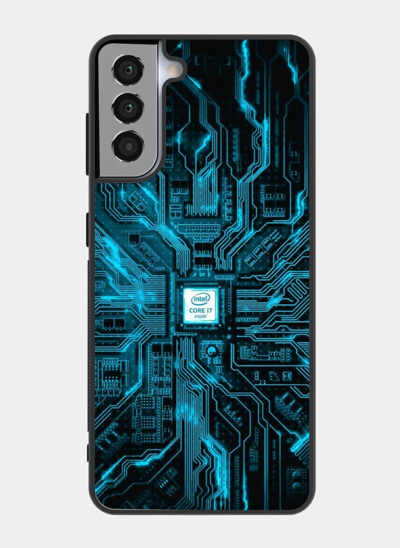 PXLAAT Samsung Galaxy S21 Plus case cover Intel Computer Processor - Image 1