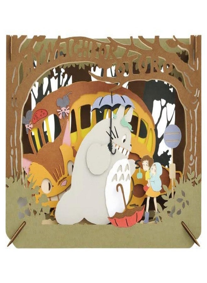 Ensky - My Neighbor Totoro - A Mysterious Encounter with Totoro, Paper Theater (PT-047N) - Official Studio Ghibli Merchandise