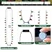 EOBOH 48PCS Christmas Necklaces Accessories Glow Xmas Necklaces Party Favors Christmas Lights Necklace 3 Modes Colorful Necklace Xmas Ugly Xmas New Year Party Supplies Bulk - Image 4