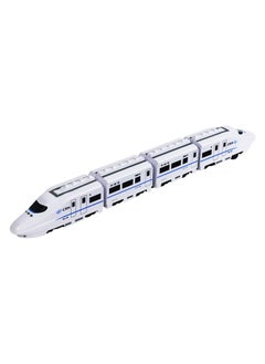 Generic Electric Train Toys with Light and Music, High Speed Electric Model Train Set, Children's Electric Train Track Toy Car Universal Driving, Automatically Avoiding and Turning Inertia Train Model  - Image 1