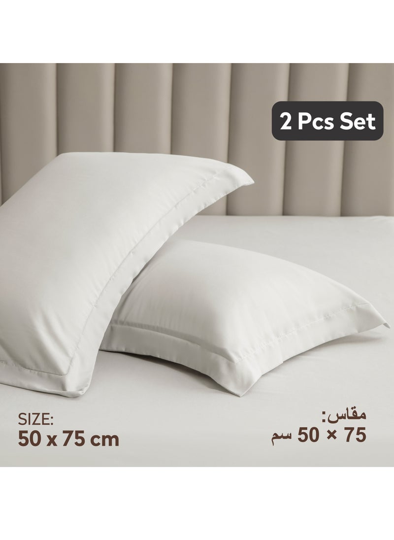 Donetella Microfiber Pillowcases 2-Pcs Soft Pillow Cover(50 x 75 CM) With Envelope Closure (Without Pillow Insert)  - Image 2