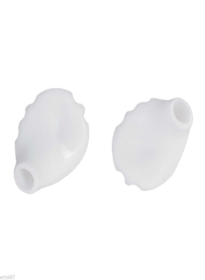 Yurbuds White Earbud Covers Size 5, TwistLock for Secure Fit, Compatible with Headphones & Earphones - Image 1