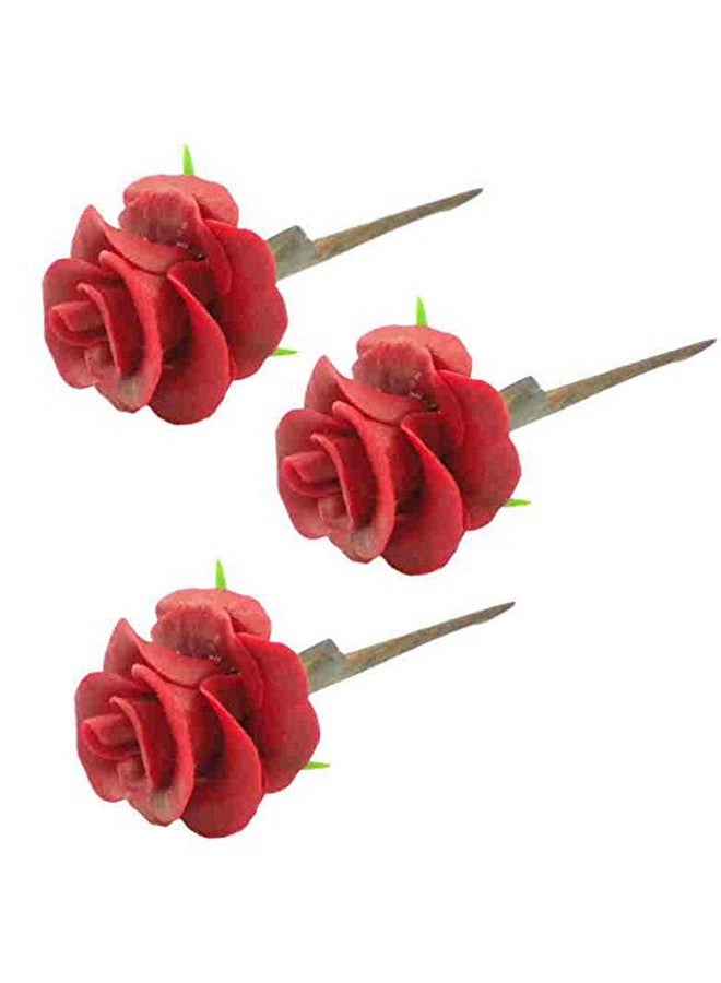 Unique Indian Crafts Unique Indian Craft judda pin/Handmade Brown Wooden Juda Pin with Wooden/Juda Pin Set for Women Girls Hair Accessories/for Women/Girls by Unique Indian Craft - Image 1