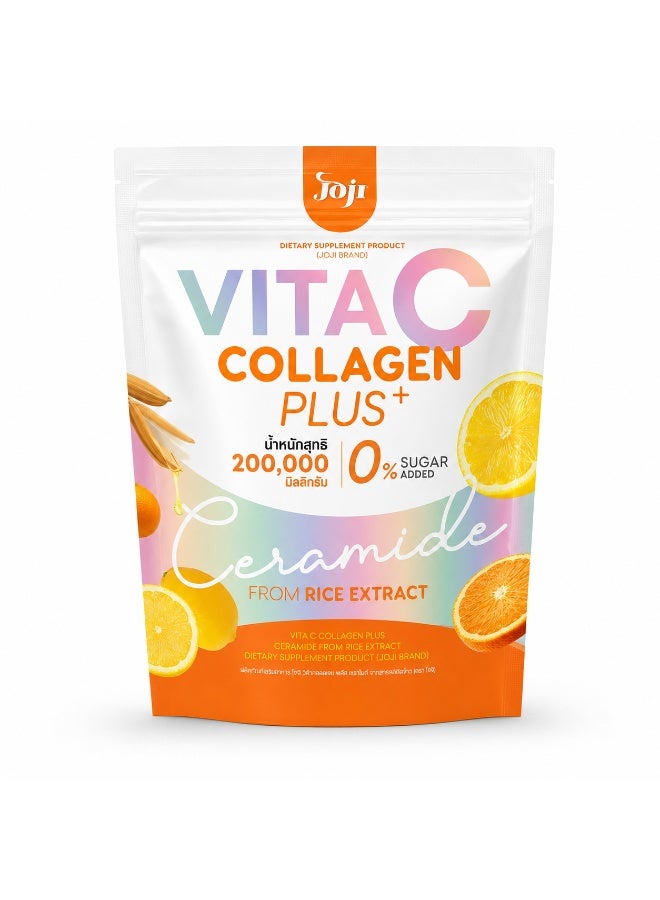 JOJI Vita C Collagen Plus+ from Rice Extract | Citrus Collagen Drink Mix with Vitamin C, Ceramide, Inulin & FOS - Image 1