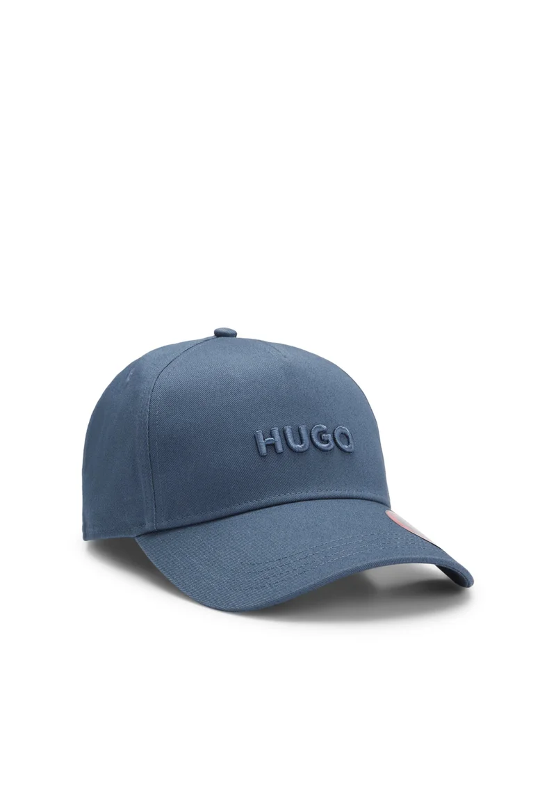 HUGO Cotton-twill cap with logo
