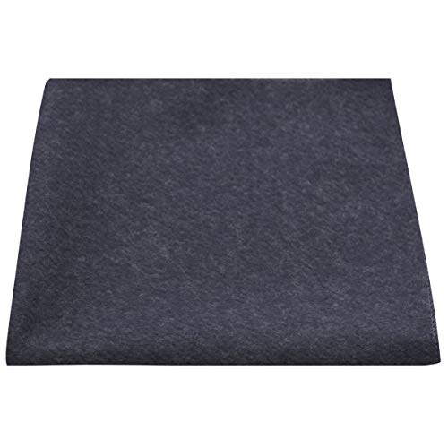 King & Priory Luxury Navy Blue Donegal Tweed Pocket Square, Handkerchief, Tweed - Image 4