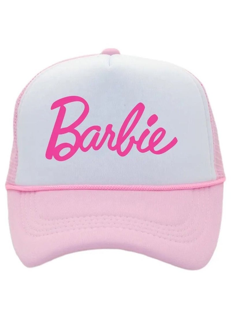 Barbie 2023 Barbie Pink  Baseball Cap with Pink Embroidered Barbie Logo