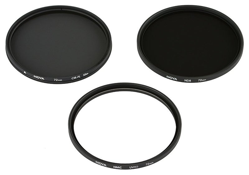 Hoya 58mm II (HMC UV/Circular Polarizer / ND8) 3 Digital Filter Set with Pouch - Image 2