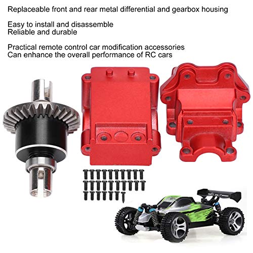 Dilwe RC with Metal Differential Kit, RC Metal Differential 1/14 Accessory Compatible for WLtoys 144001 1/14 Remote Control Car - Image 3