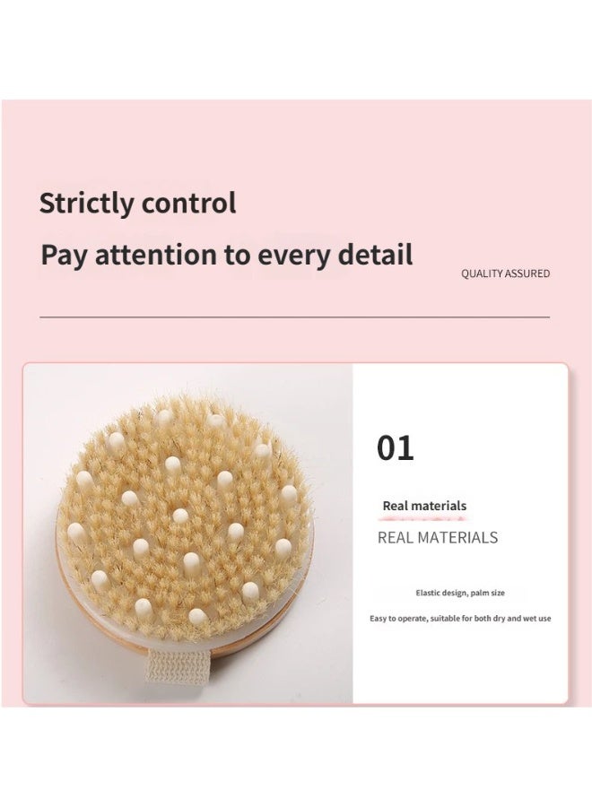 Bath Brush for Exfoliating and Deep Cleaning, Body Scrubber for Shower, Gentle Skin Care Tool - Image 3