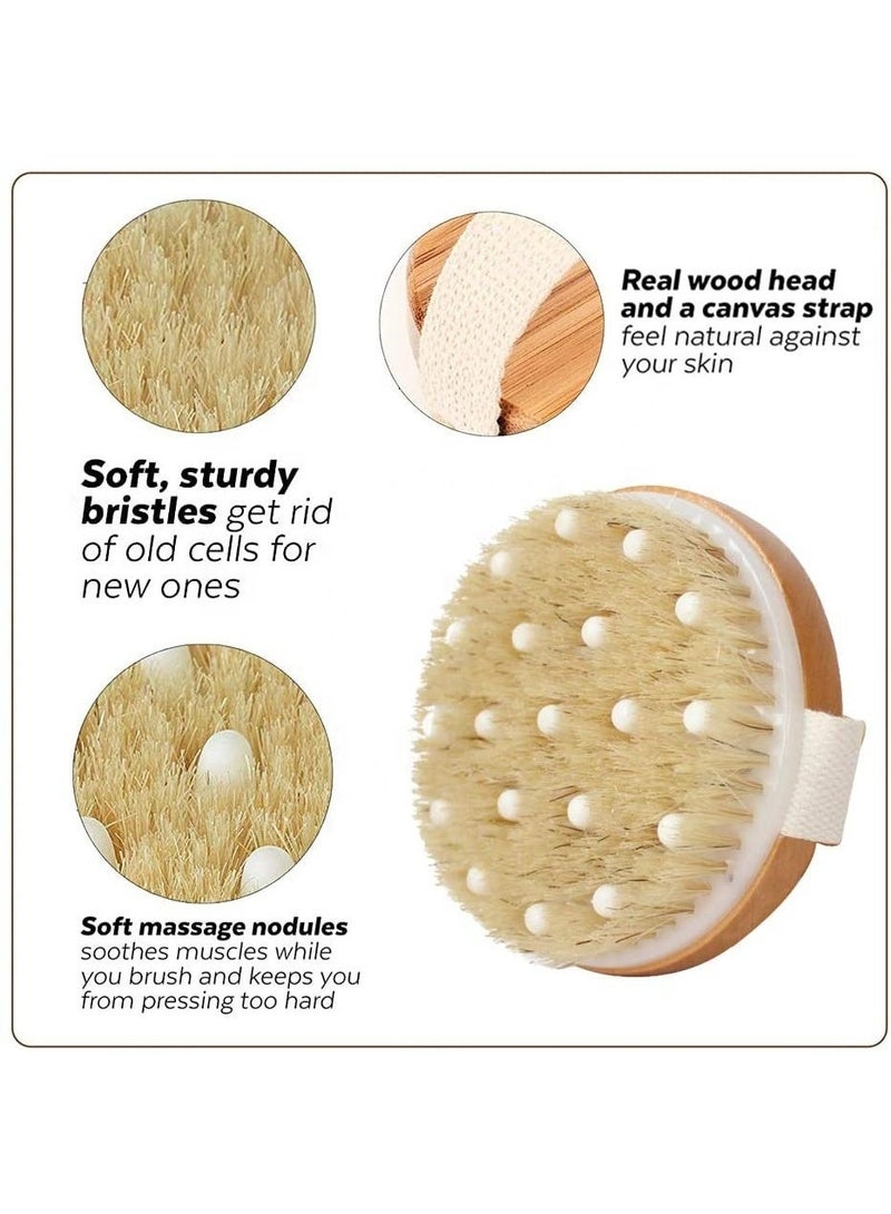 Bath Brush for Exfoliating and Deep Cleaning, Body Scrubber for Shower, Gentle Skin Care Tool - Image 4
