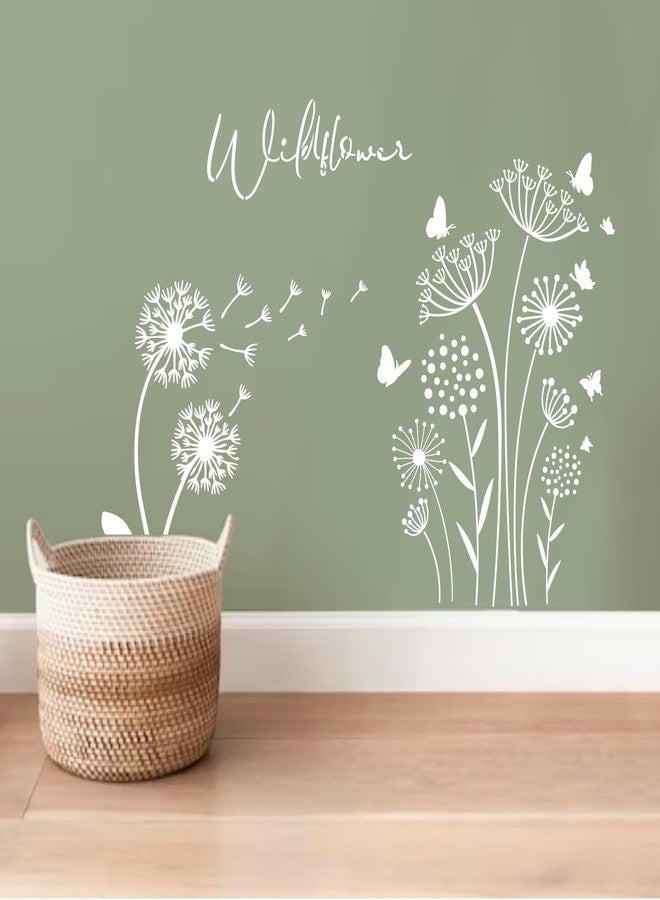 yhslmh Large Dandelion Stencils Painting on Wood Walls 14.5 X 10 inch Flower Paint Stencil Art Crafts Projects Drawing Reusable Burning Pattern on Canvas Decorating for Kids Adult (Dandelion) - Image 3