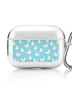 Classic Clear printed Case for Apple AirPods Pro 2nd Generation Thin Transparent Cover [Designed for Apple AirPods Pro 2nd Generation] - Fluttering Butterfly