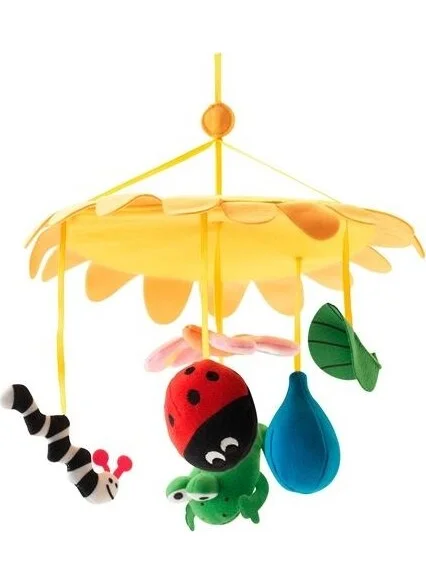 Ikea Klappa Crib - Yellow - Baby Bed Toy
