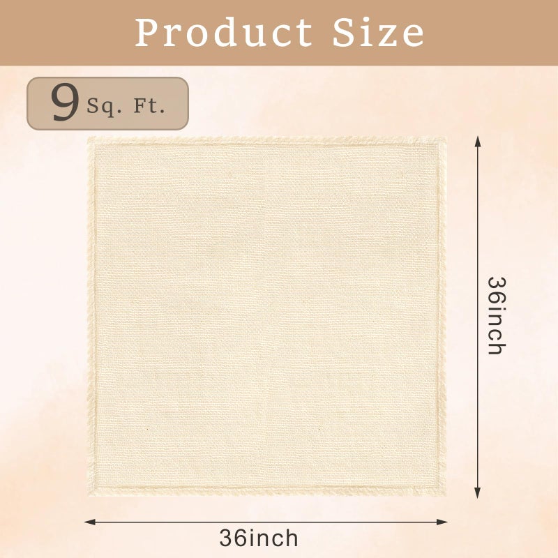 Mostdream Cheese Cloths, 3Pcs 36x36 Inch Grade 100 Precut Cheese Cloths for Straining, Cotton Unbleached, Reusable Muslin Cheesecloth for Straining, Making Yogurt, Cooking Turkey, Crafts - 9 Sq.Ft - Image 2