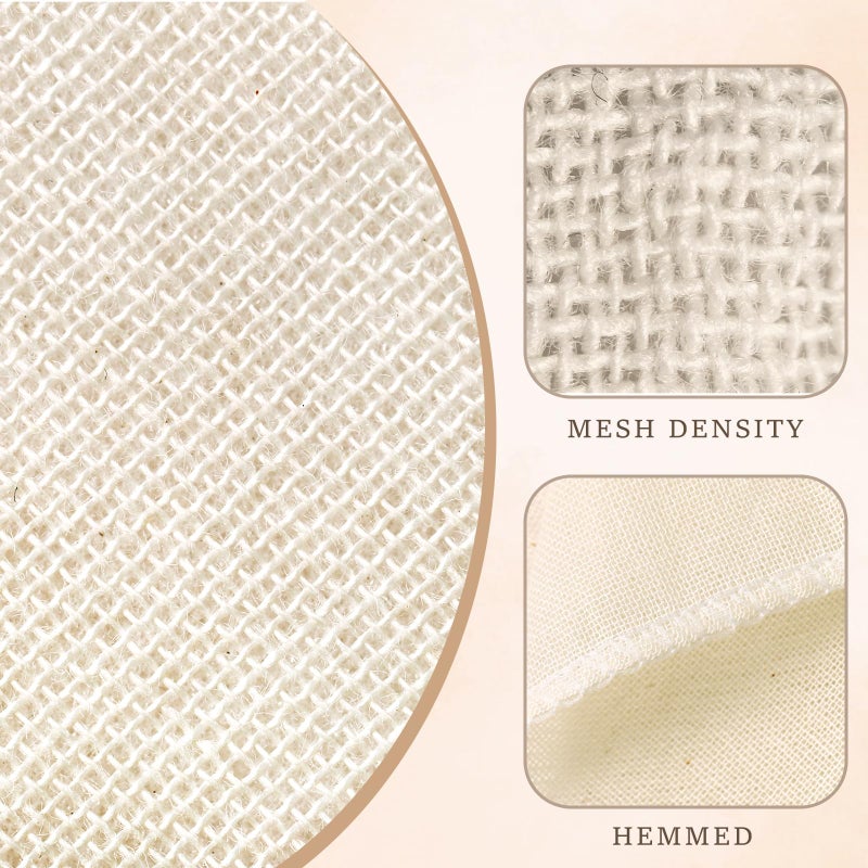 Mostdream Cheese Cloths, 3Pcs 36x36 Inch Grade 100 Precut Cheese Cloths for Straining, Cotton Unbleached, Reusable Muslin Cheesecloth for Straining, Making Yogurt, Cooking Turkey, Crafts - 9 Sq.Ft - Image 4