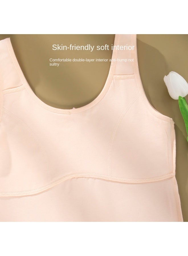 Top melon Pack Value Set】girls' First Stage 9-12 Years Teen Bras, Category A Cotton Soft Camisoles - Image 3