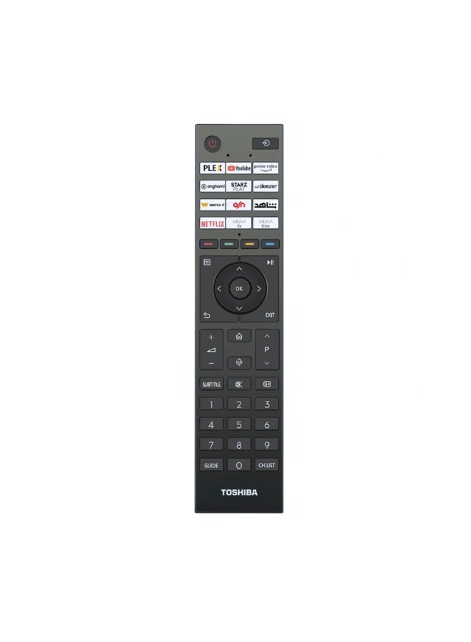 Toshiba Vidaa Smart TV Remote Control – Compatible Replacement for Toshiba Smart TVs (Hisense Manufactured) - Image 1