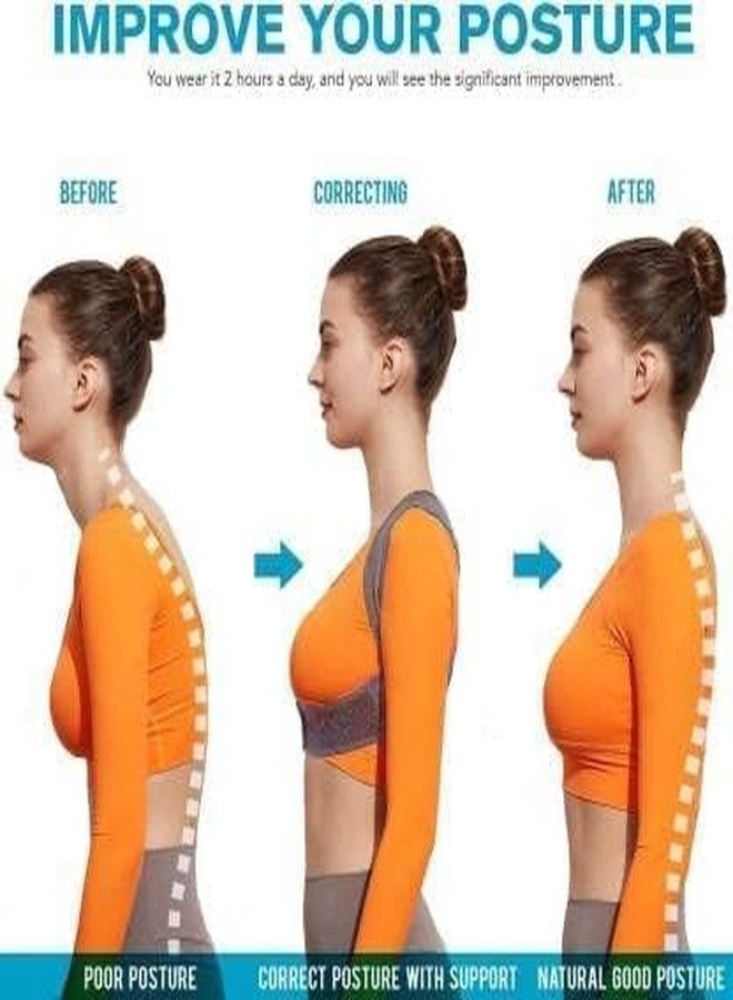 DOLTAS Clavicle Support – Posture Corrector Belt for Men & Women | Back Support Belt | Shoulder Support Belt for Shoulder Fatigue Relief & Upper Back Pain (Universal Size) - Image 3