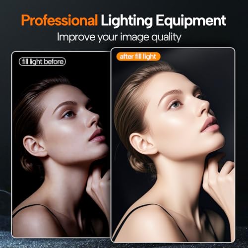 EMART 10 Ring Light with 55 Extendable Tripod Stands and Phone Holder Dimmable LED Circle Round Light for Selfie Camera PhotographyMakeupYouTube VideoVloggingLive Streaming - Image 3