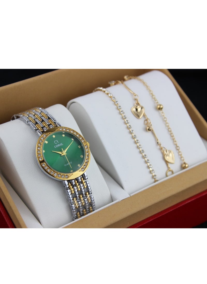 Reclaim with Argireline Women's evening watch set 