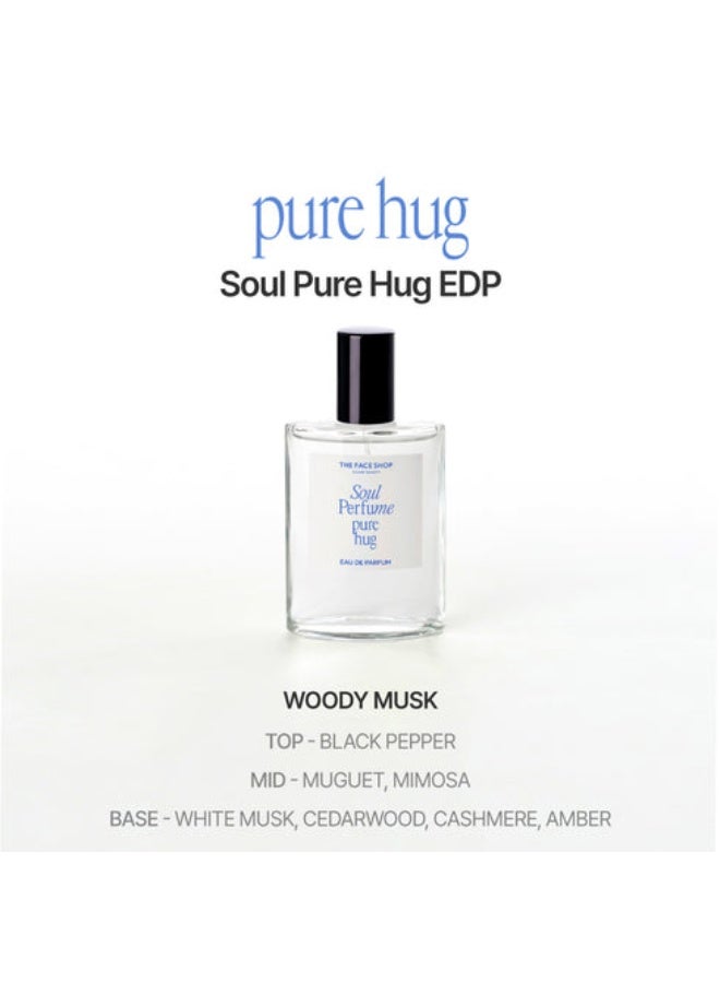 THE FACE SHOP Soul Pure Hug EDP Perfume || WOODY Musk Scent || 30 ml