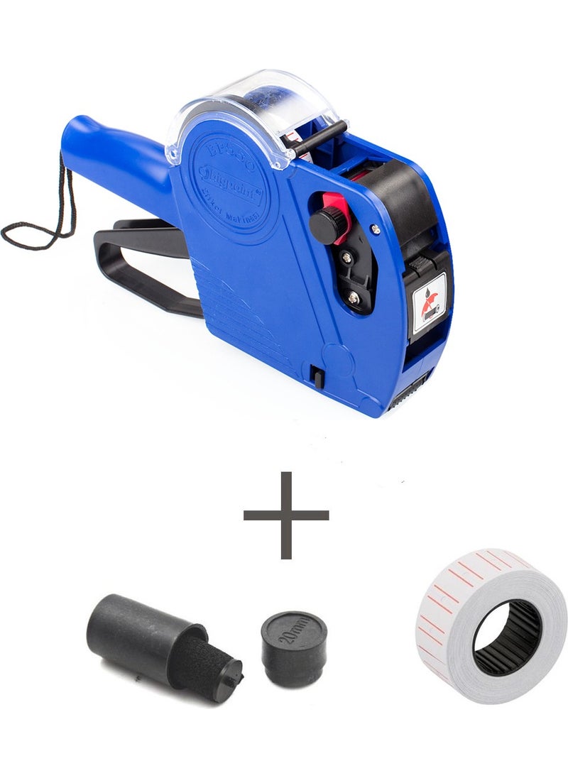 Bigpoint - Price Label Machine Blue + Label and Cartridge - Image 1