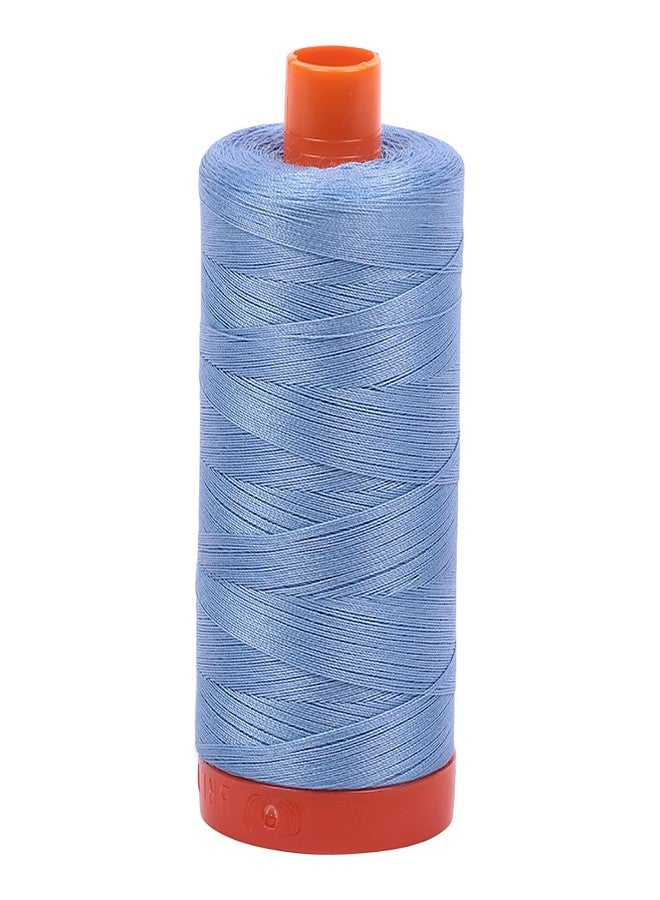 Aurifil A1050-2720 Solid 50wt 1422yds Light Delft Blue Mako Cotton Thread